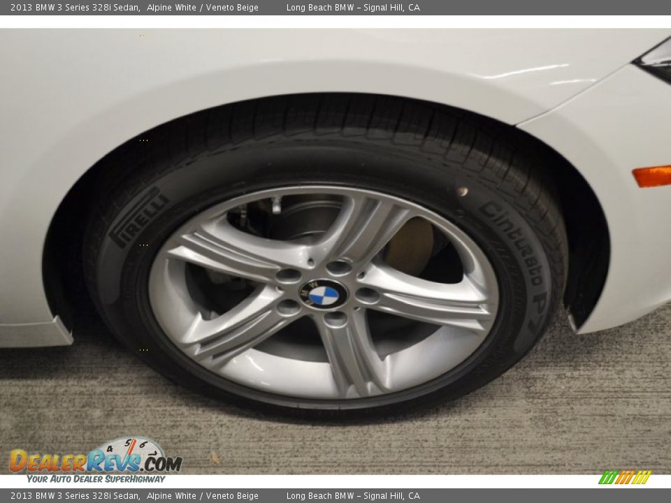 2013 BMW 3 Series 328i Sedan Alpine White / Veneto Beige Photo #2