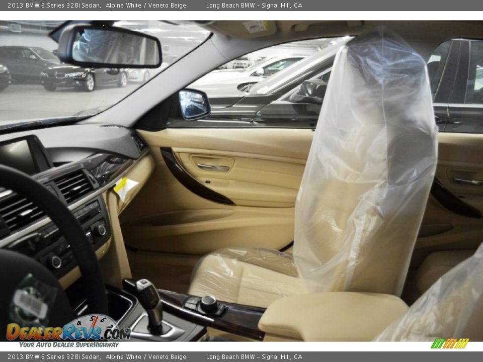 2013 BMW 3 Series 328i Sedan Alpine White / Veneto Beige Photo #7