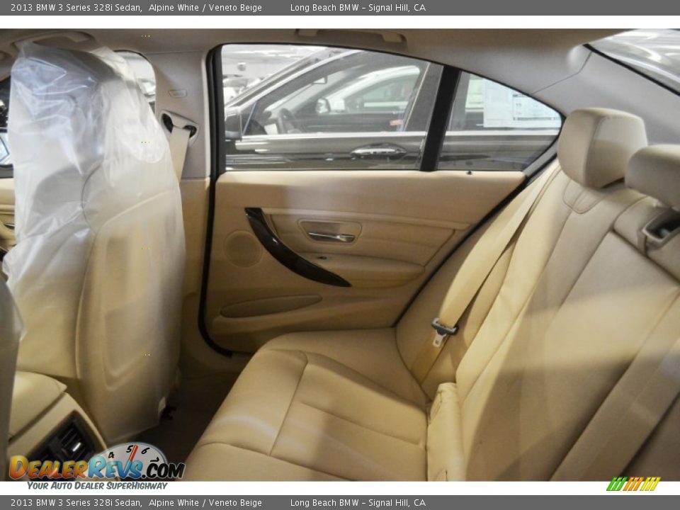 2013 BMW 3 Series 328i Sedan Alpine White / Veneto Beige Photo #8