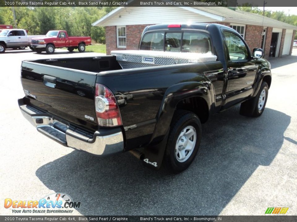 2010 Toyota Tacoma Regular Cab 4x4 Black Sand Pearl / Graphite Photo #3