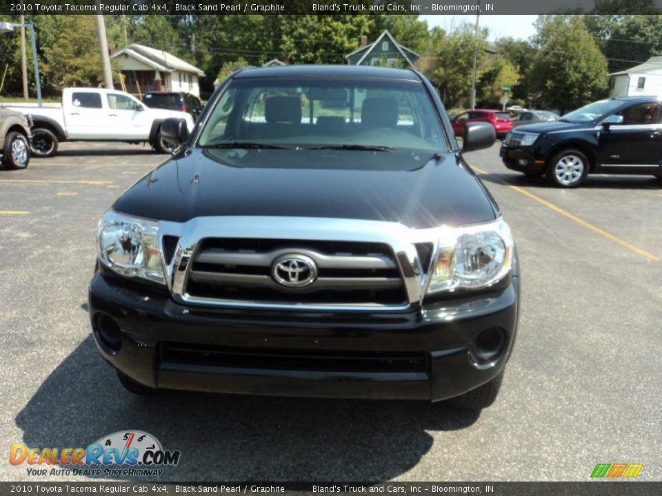 2010 Toyota Tacoma Regular Cab 4x4 Black Sand Pearl / Graphite Photo #15