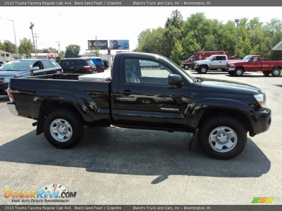 2010 Toyota Tacoma Regular Cab 4x4 Black Sand Pearl / Graphite Photo #17