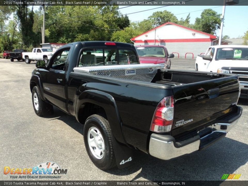 2010 Toyota Tacoma Regular Cab 4x4 Black Sand Pearl / Graphite Photo #22