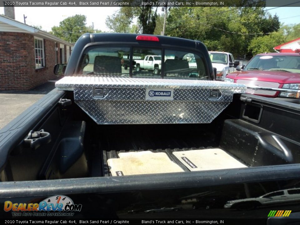 2010 Toyota Tacoma Regular Cab 4x4 Black Sand Pearl / Graphite Photo #23