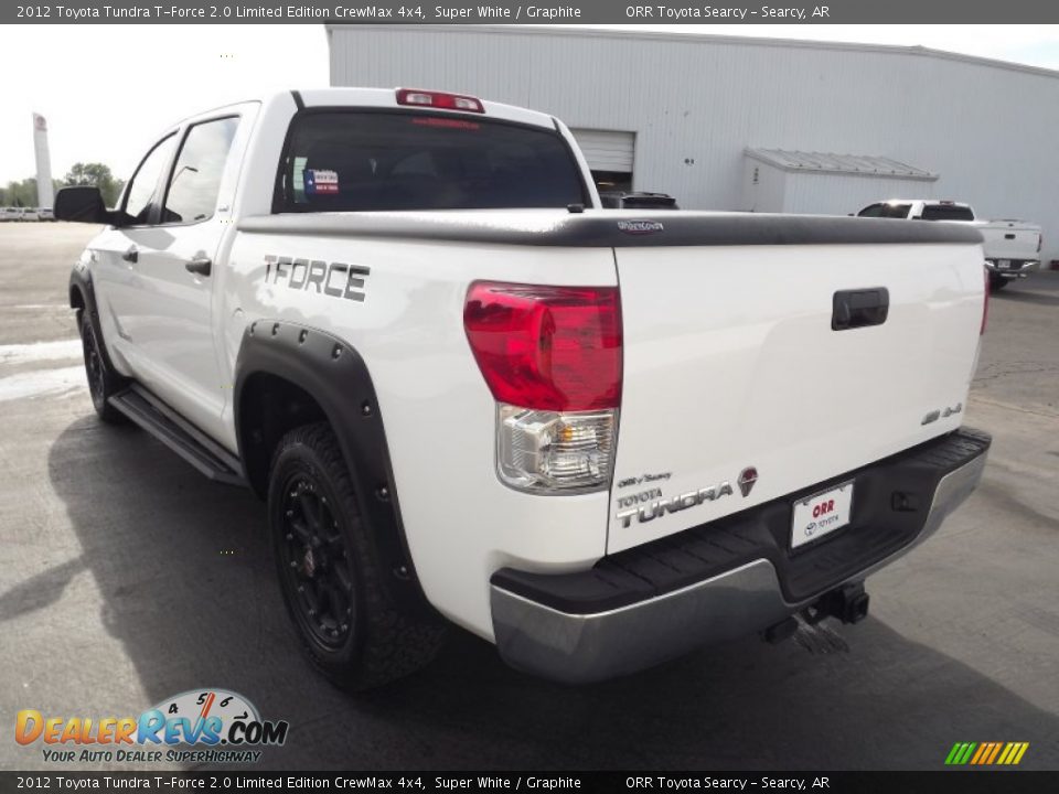 2012 Toyota Tundra T-Force 2.0 Limited Edition CrewMax 4x4 Super White / Graphite Photo #5