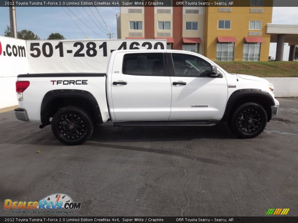 2012 Toyota Tundra T-Force 2.0 Limited Edition CrewMax 4x4 Super White / Graphite Photo #8