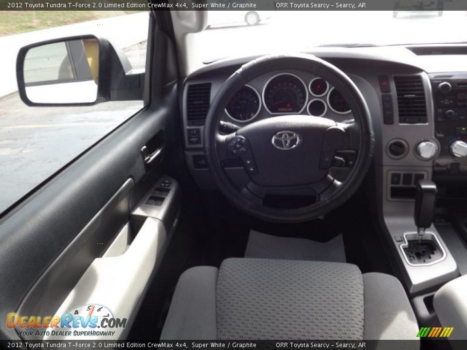 2012 Toyota Tundra T-Force 2.0 Limited Edition CrewMax 4x4 Super White / Graphite Photo #9