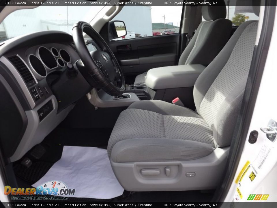 2012 Toyota Tundra T-Force 2.0 Limited Edition CrewMax 4x4 Super White / Graphite Photo #11