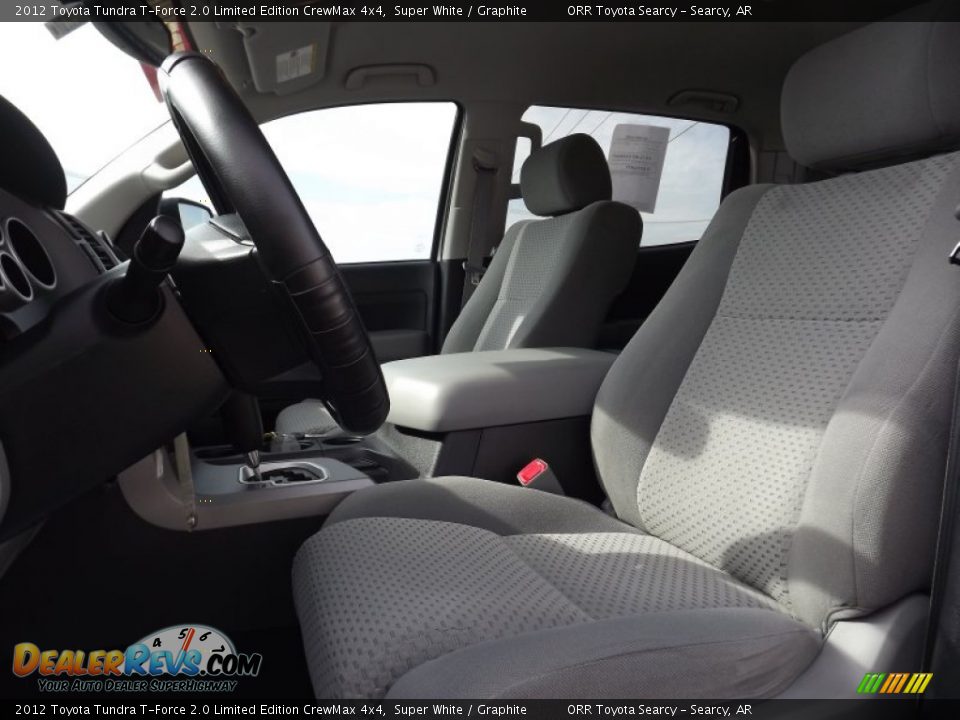 Graphite Interior - 2012 Toyota Tundra T-Force 2.0 Limited Edition CrewMax 4x4 Photo #13