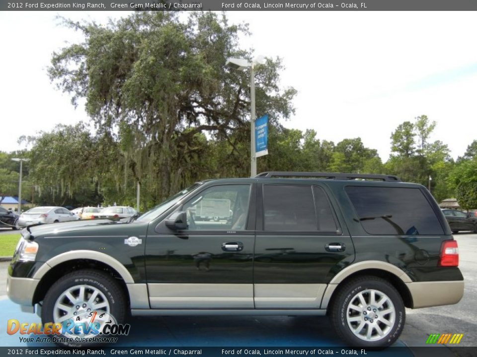 Green Gem Metallic 2012 Ford Expedition King Ranch Photo #2