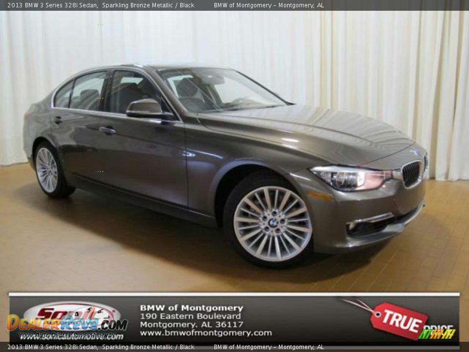 2013 BMW 3 Series 328i Sedan Sparkling Bronze Metallic / Black Photo #1