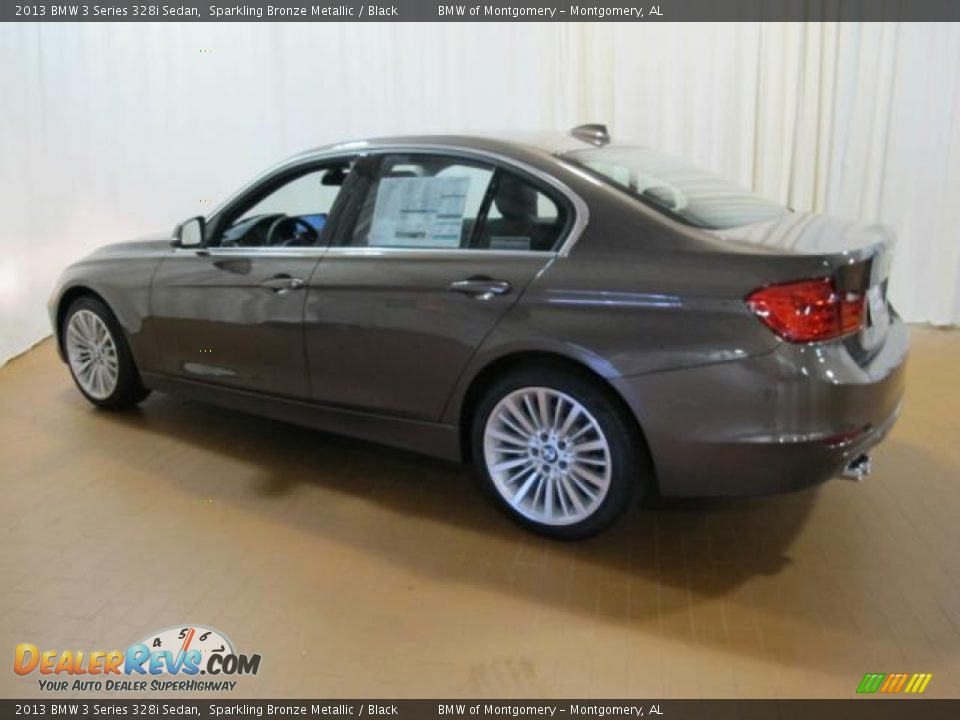 2013 BMW 3 Series 328i Sedan Sparkling Bronze Metallic / Black Photo #3