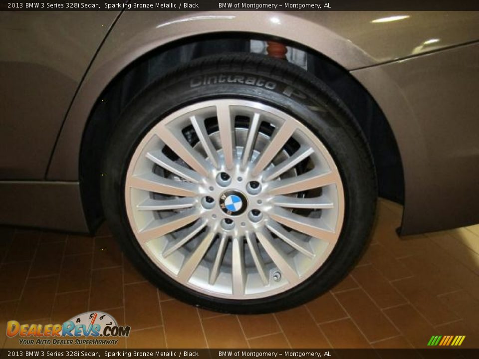 2013 BMW 3 Series 328i Sedan Sparkling Bronze Metallic / Black Photo #5