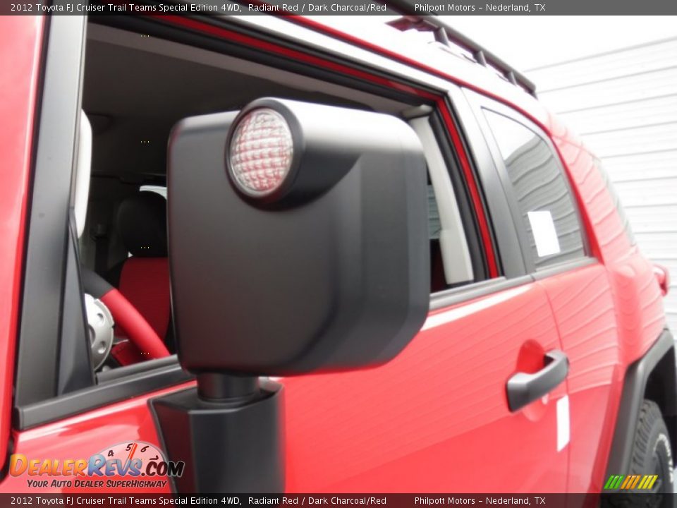 2012 Toyota FJ Cruiser Trail Teams Special Edition 4WD Radiant Red / Dark Charcoal/Red Photo #12