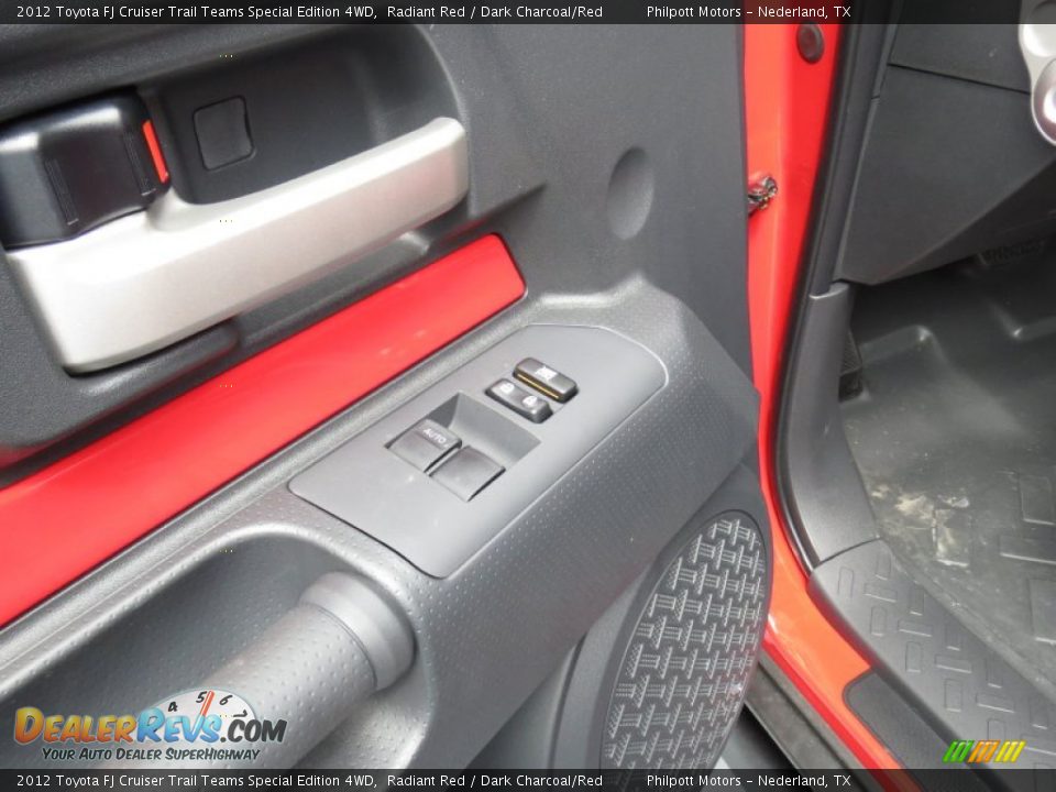 2012 Toyota FJ Cruiser Trail Teams Special Edition 4WD Radiant Red / Dark Charcoal/Red Photo #22