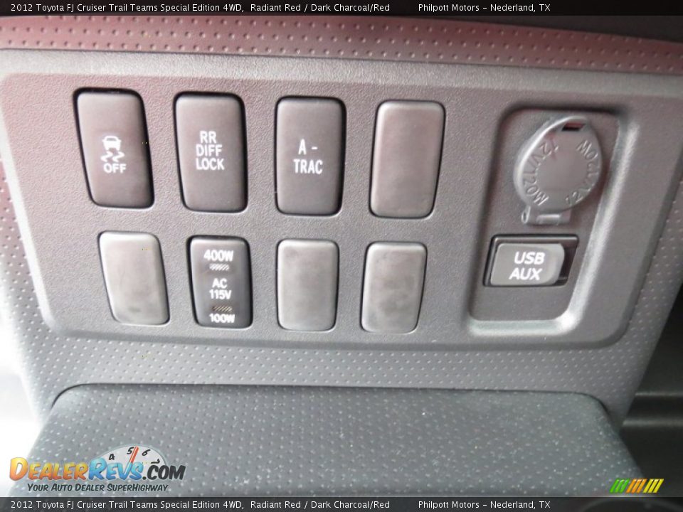 Controls of 2012 Toyota FJ Cruiser Trail Teams Special Edition 4WD Photo #30