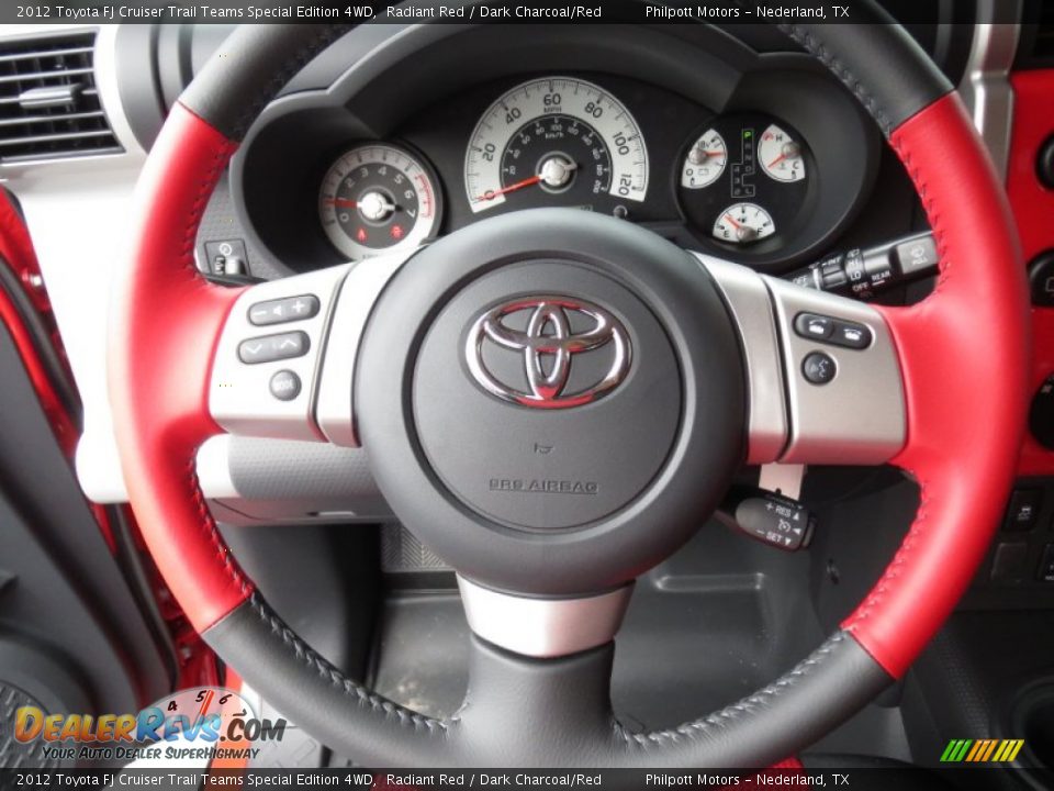2012 Toyota FJ Cruiser Trail Teams Special Edition 4WD Steering Wheel Photo #32