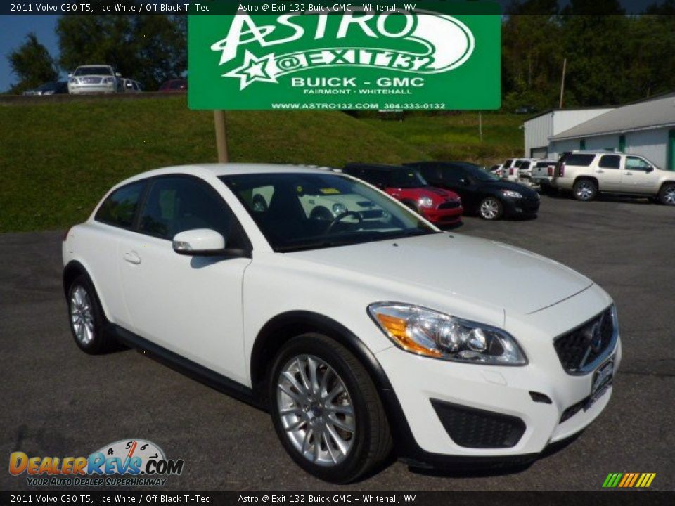 2011 Volvo C30 T5 Ice White / Off Black T-Tec Photo #1