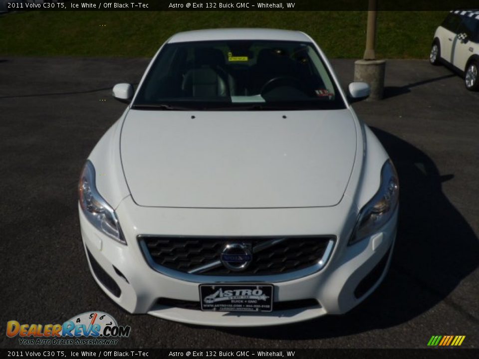 2011 Volvo C30 T5 Ice White / Off Black T-Tec Photo #2
