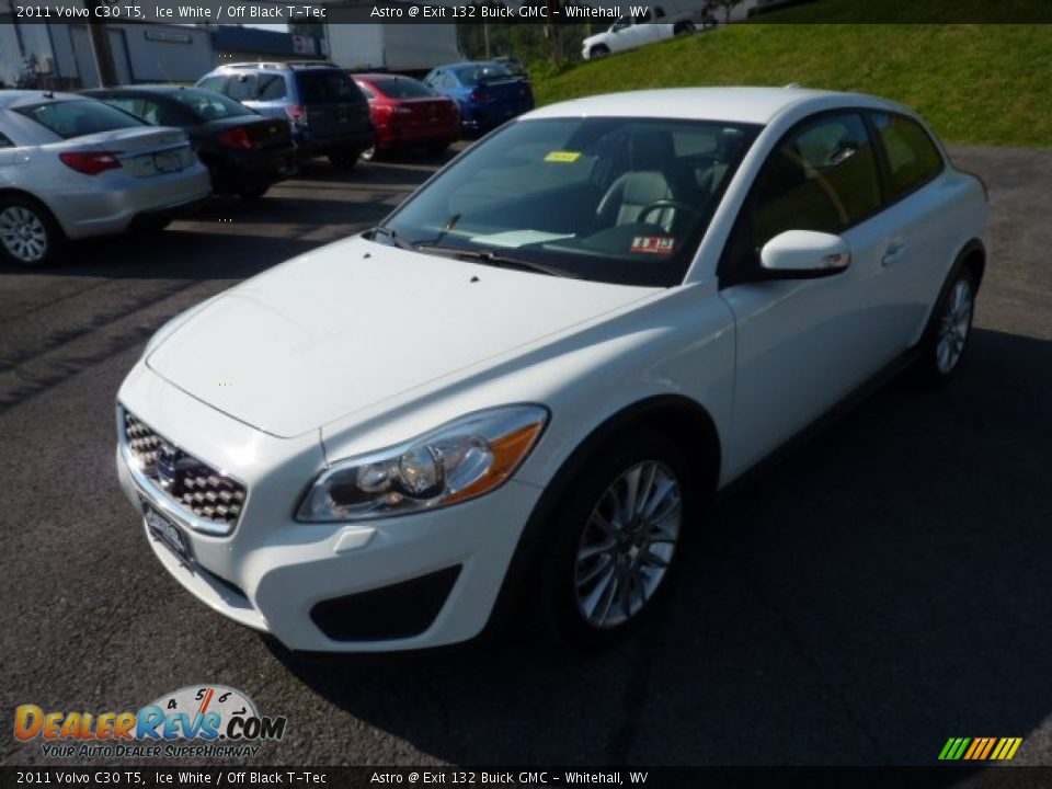 2011 Volvo C30 T5 Ice White / Off Black T-Tec Photo #3