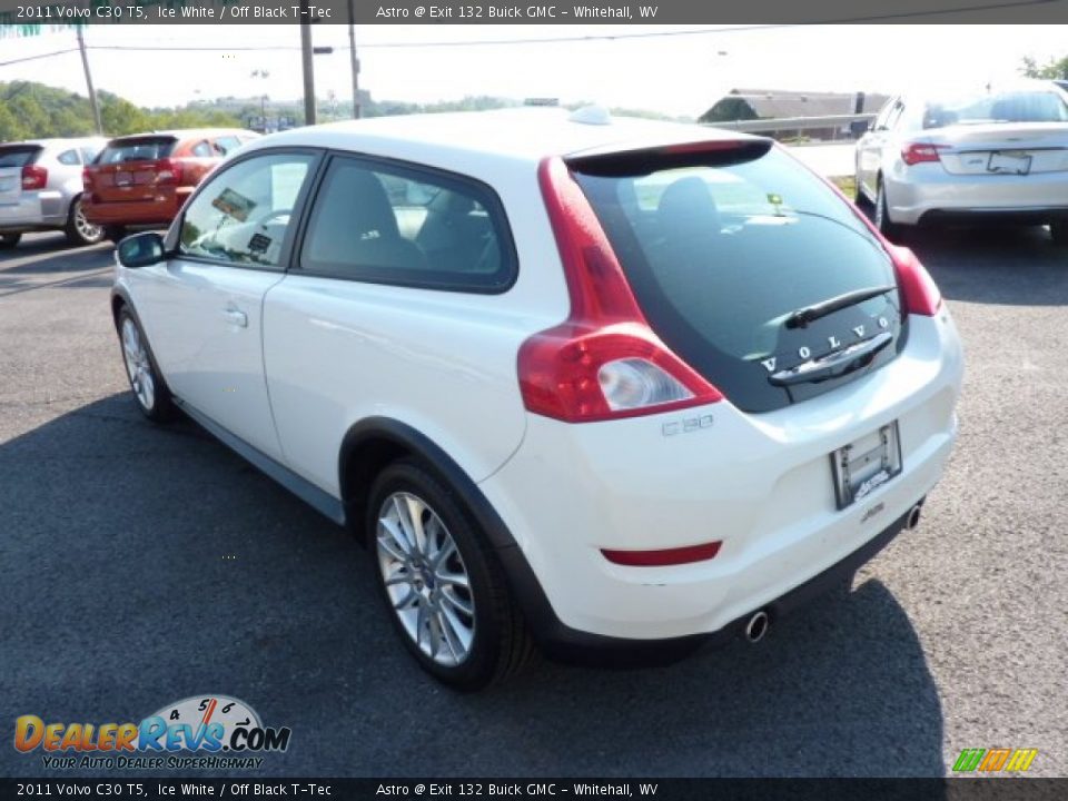2011 Volvo C30 T5 Ice White / Off Black T-Tec Photo #5