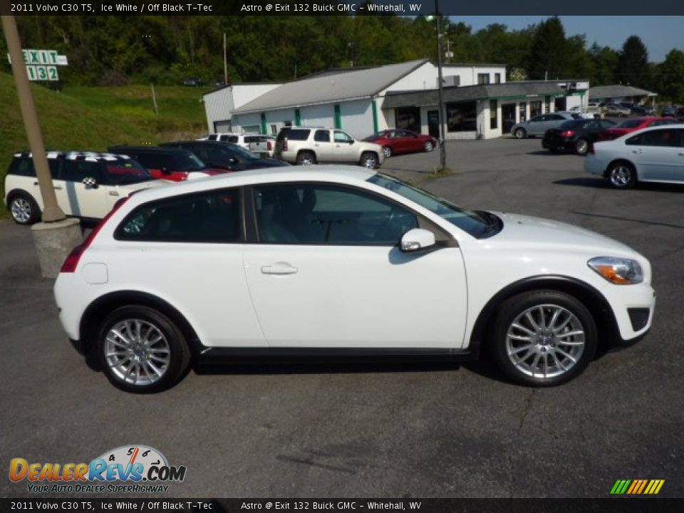 2011 Volvo C30 T5 Ice White / Off Black T-Tec Photo #8