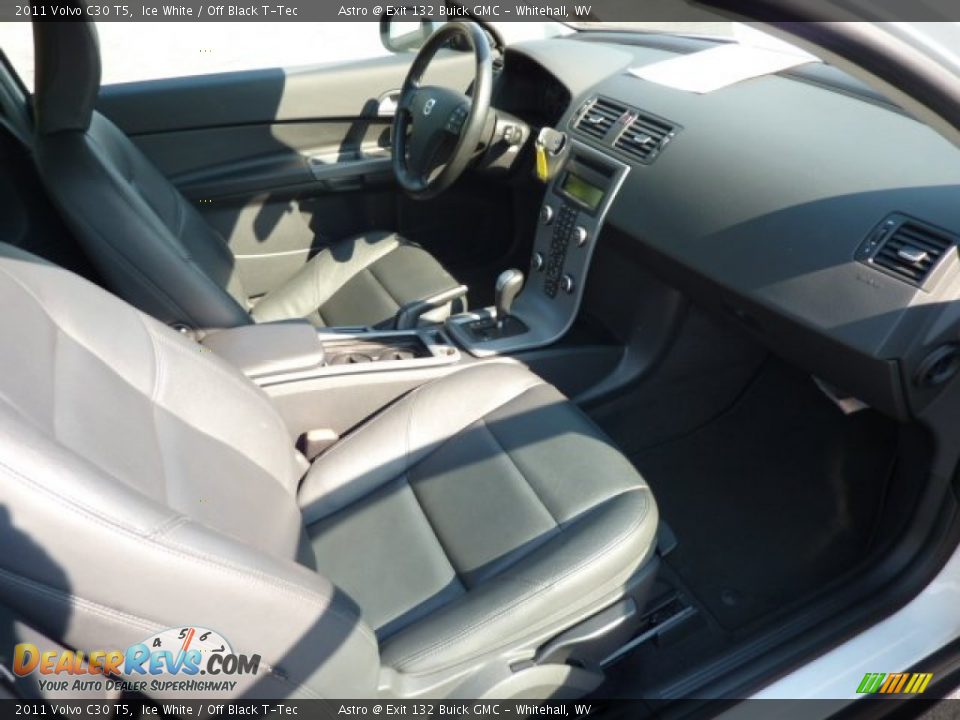 2011 Volvo C30 T5 Ice White / Off Black T-Tec Photo #10