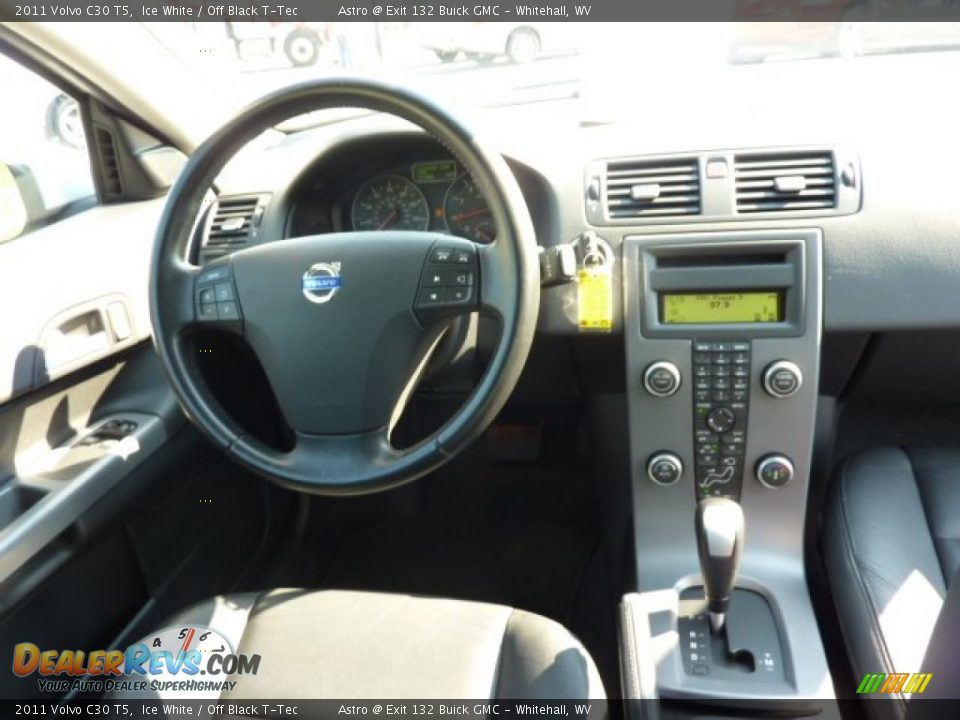 2011 Volvo C30 T5 Ice White / Off Black T-Tec Photo #13
