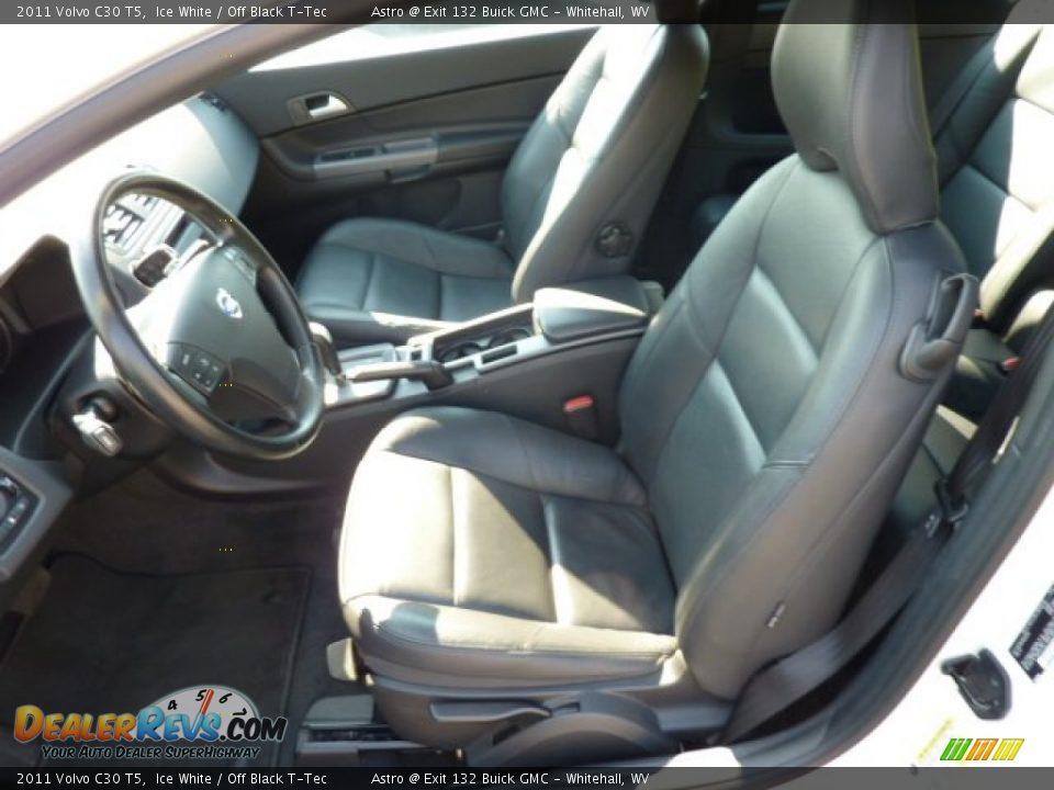 2011 Volvo C30 T5 Ice White / Off Black T-Tec Photo #16