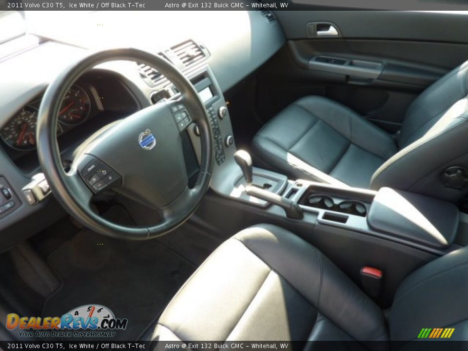 2011 Volvo C30 T5 Ice White / Off Black T-Tec Photo #17