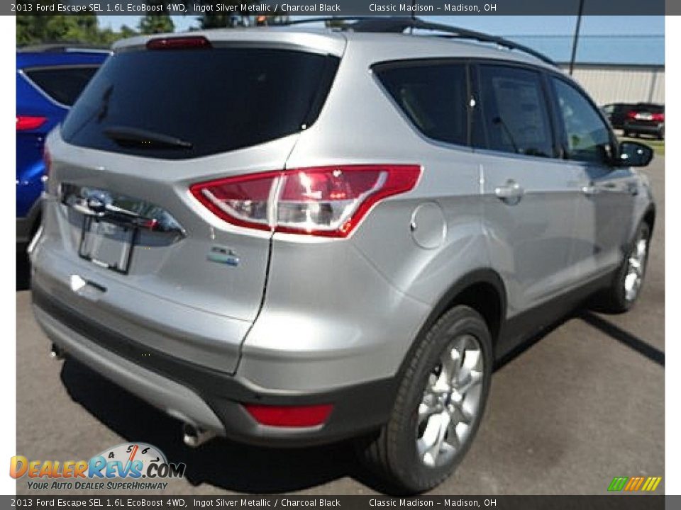2013 Ford Escape SEL 1.6L EcoBoost 4WD Ingot Silver Metallic / Charcoal Black Photo #2