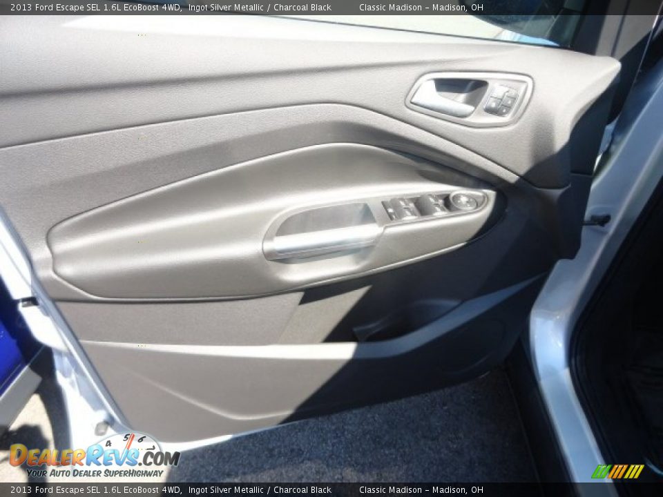 2013 Ford Escape SEL 1.6L EcoBoost 4WD Ingot Silver Metallic / Charcoal Black Photo #3
