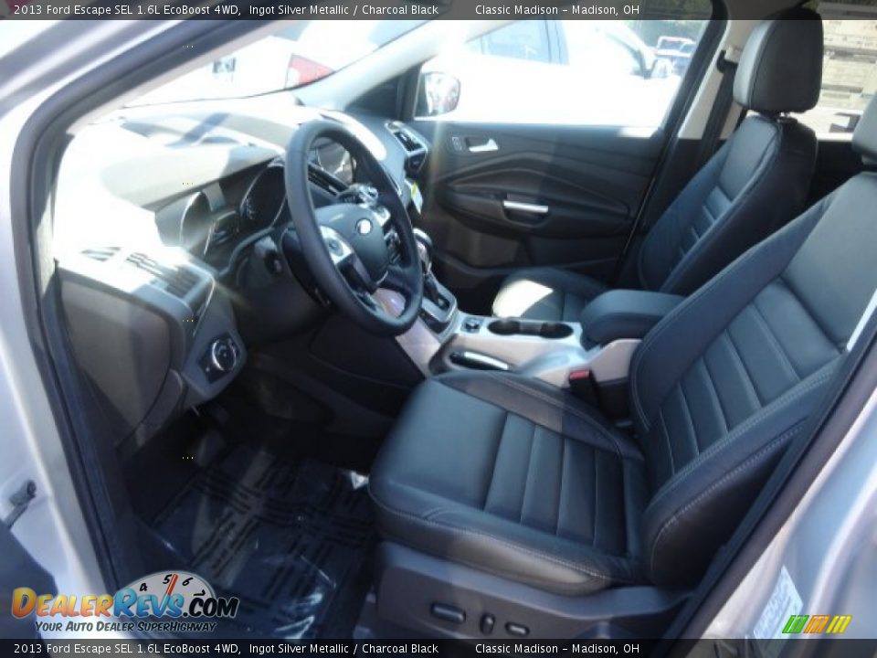 2013 Ford Escape SEL 1.6L EcoBoost 4WD Ingot Silver Metallic / Charcoal Black Photo #4