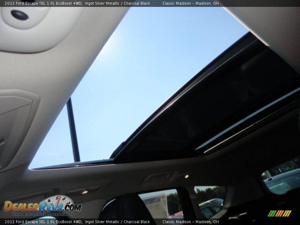 2013 Ford Escape SEL 1.6L EcoBoost 4WD Ingot Silver Metallic / Charcoal Black Photo #8