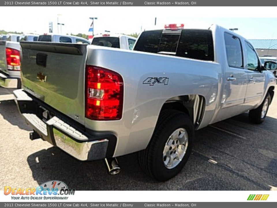 2013 Chevrolet Silverado 1500 LT Crew Cab 4x4 Silver Ice Metallic / Ebony Photo #2