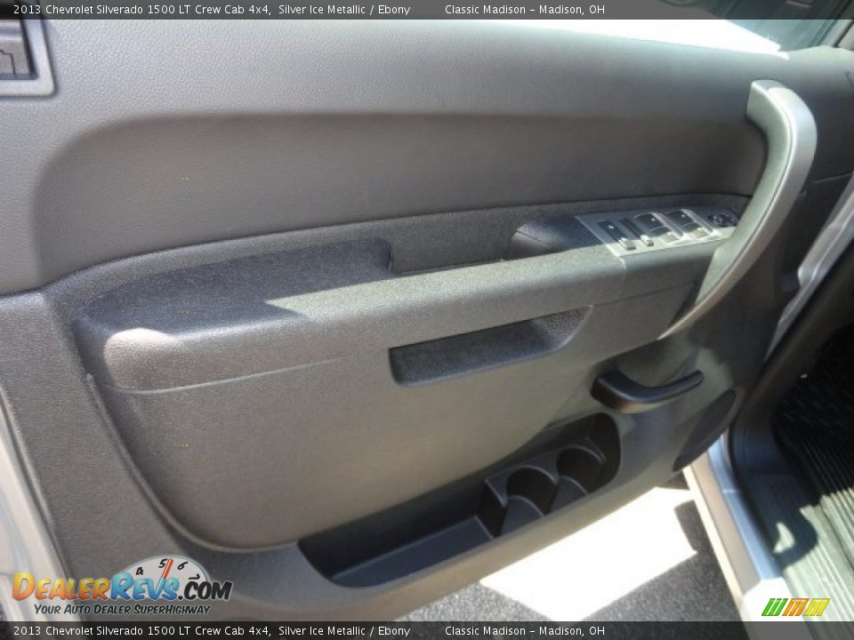 2013 Chevrolet Silverado 1500 LT Crew Cab 4x4 Silver Ice Metallic / Ebony Photo #3