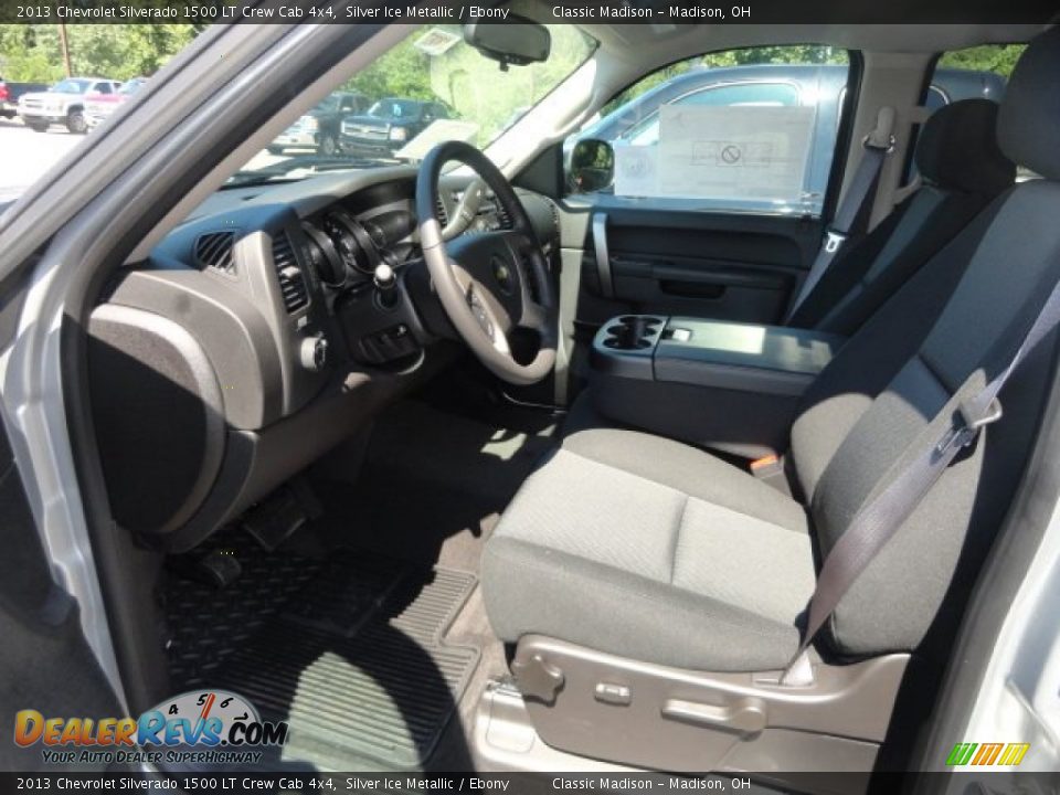 2013 Chevrolet Silverado 1500 LT Crew Cab 4x4 Silver Ice Metallic / Ebony Photo #4