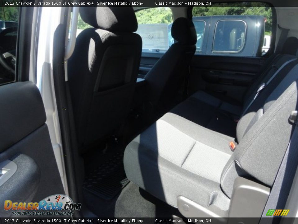 2013 Chevrolet Silverado 1500 LT Crew Cab 4x4 Silver Ice Metallic / Ebony Photo #7