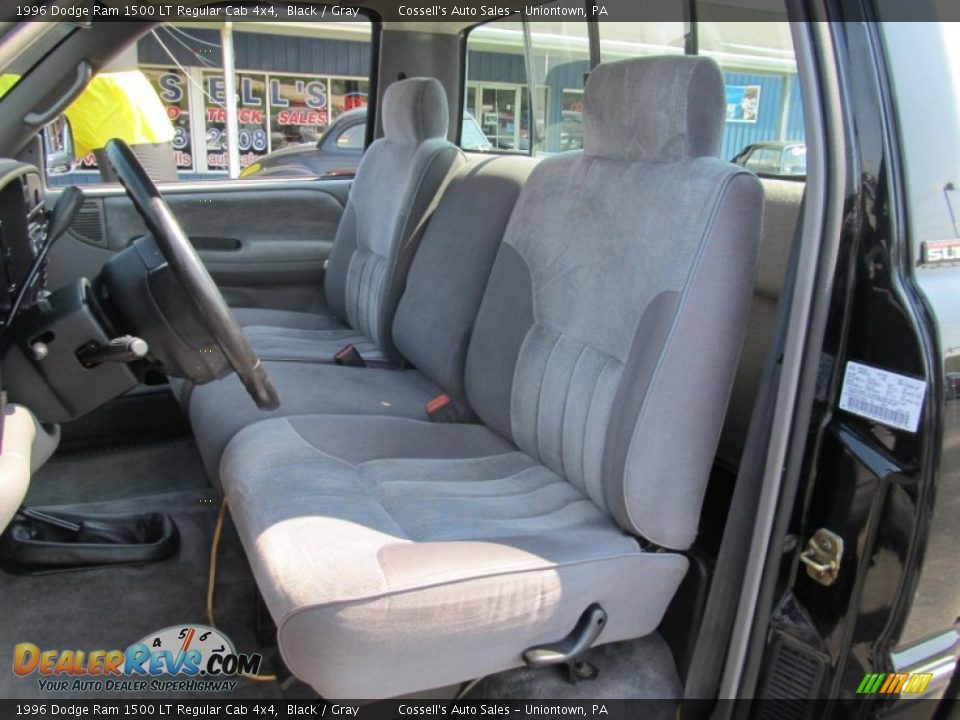 Gray Interior - 1996 Dodge Ram 1500 LT Regular Cab 4x4 Photo #10