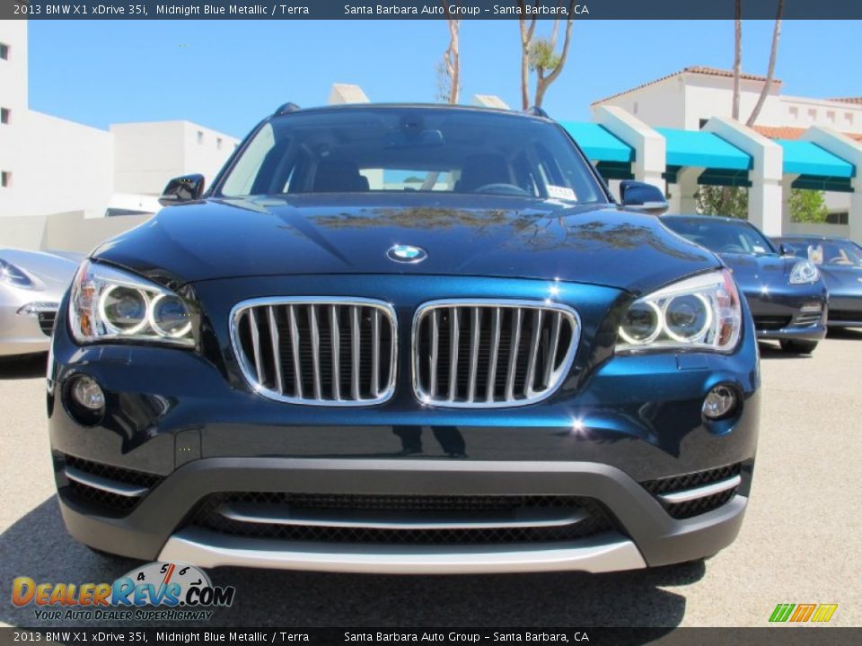 2013 BMW X1 xDrive 35i Midnight Blue Metallic / Terra Photo #4