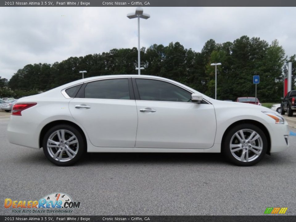 2013 Nissan altima pearl white #6