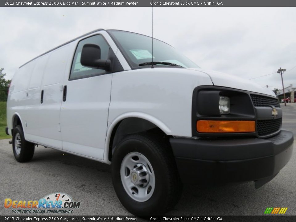 2013 Chevrolet Express 2500 Cargo Van Summit White / Medium Pewter Photo #1