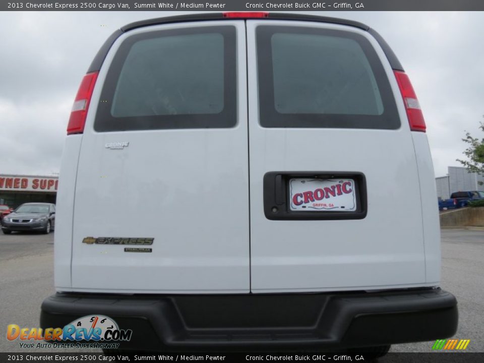 2013 Chevrolet Express 2500 Cargo Van Summit White / Medium Pewter Photo #6