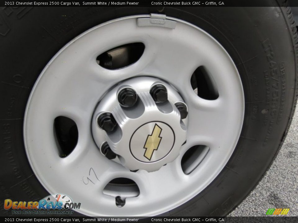 2013 Chevrolet Express 2500 Cargo Van Summit White / Medium Pewter Photo #9