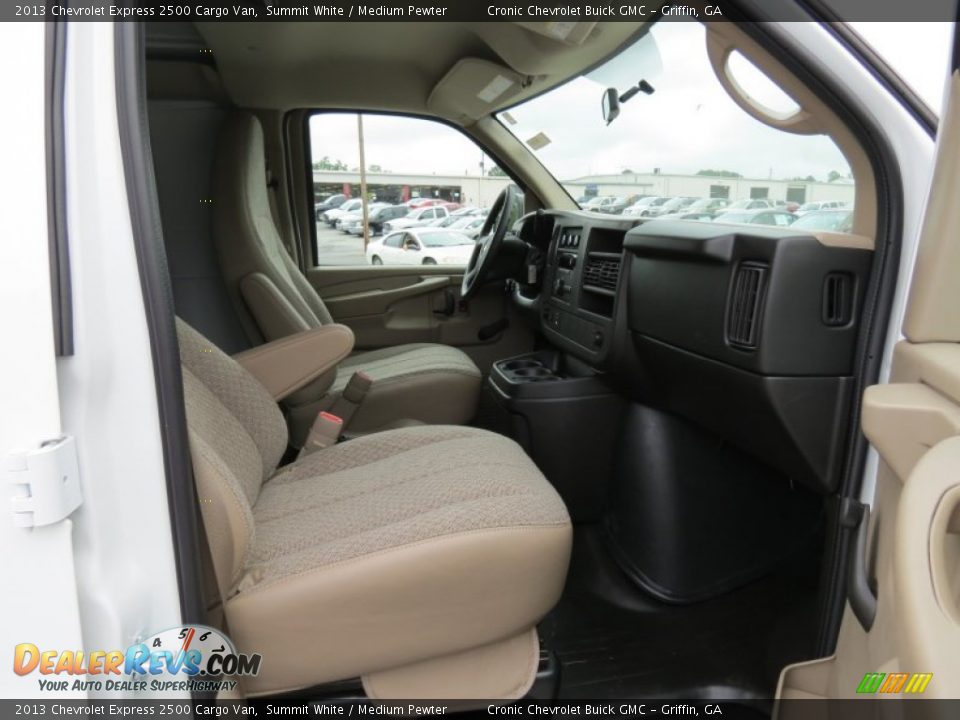 2013 Chevrolet Express 2500 Cargo Van Summit White / Medium Pewter Photo #14