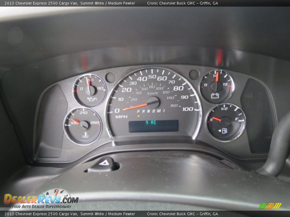 2013 Chevrolet Express 2500 Cargo Van Summit White / Medium Pewter Photo #16