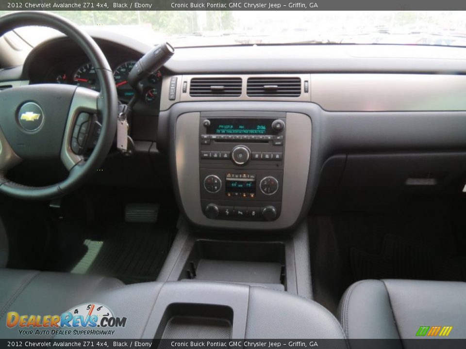 2012 Chevrolet Avalanche Z71 4x4 Black / Ebony Photo #20