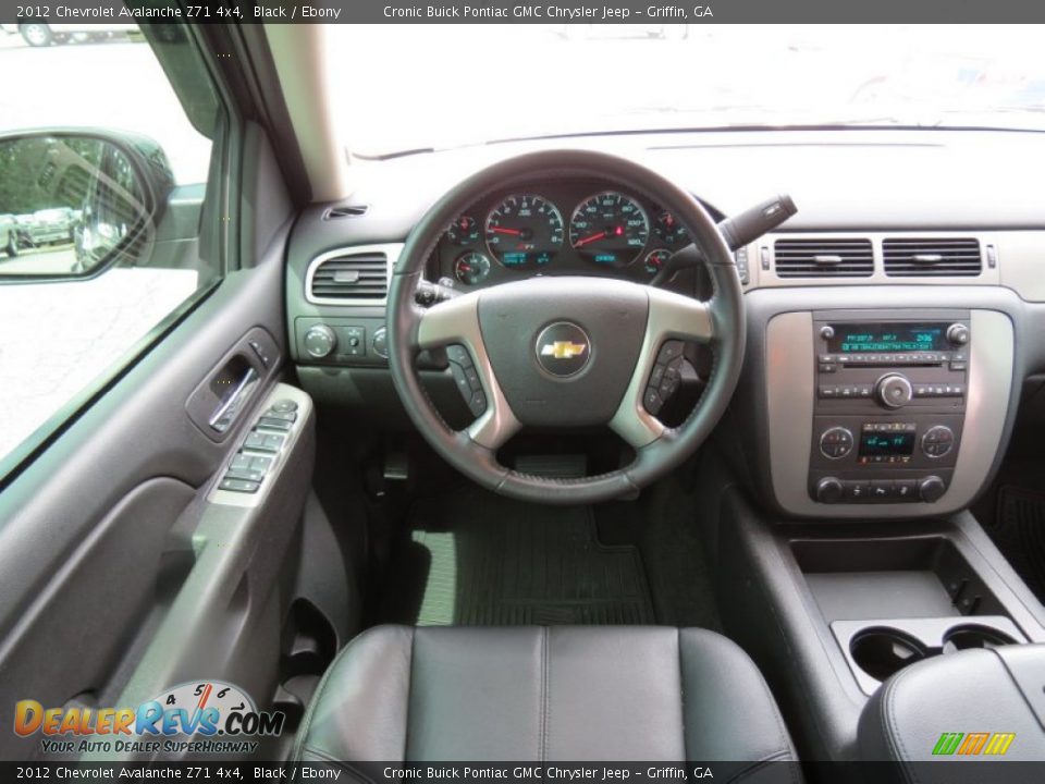 2012 Chevrolet Avalanche Z71 4x4 Black / Ebony Photo #21