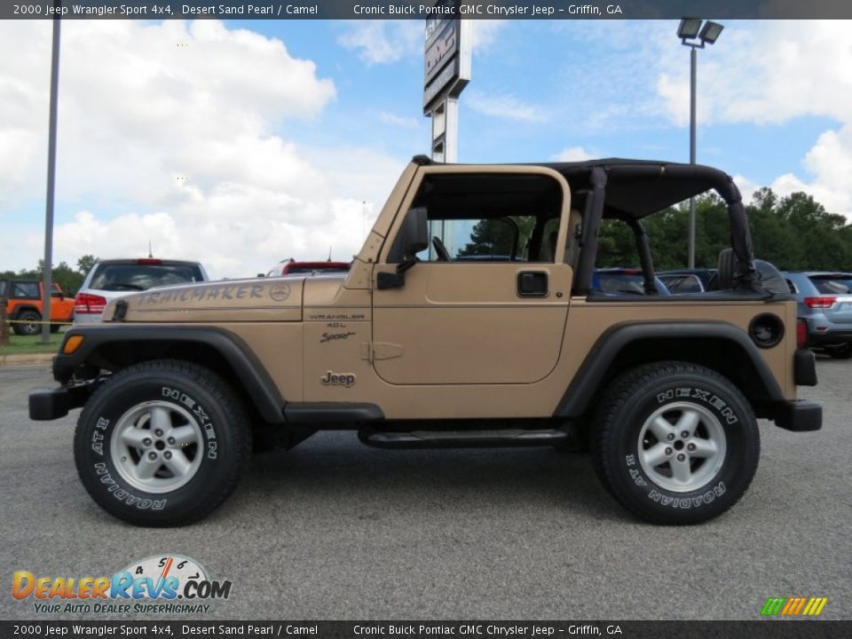 Desert Sand Pearl 2000 Jeep Wrangler Sport 4x4 Photo #4