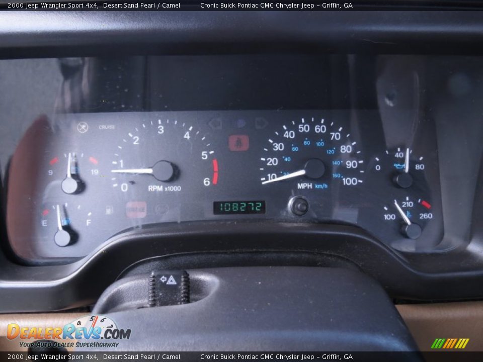2000 Jeep Wrangler Sport 4x4 Gauges Photo #15